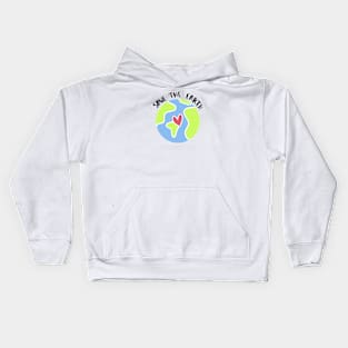 Save the earth Kids Hoodie